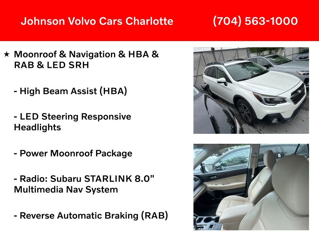 2019 Subaru Outback 2.5i Limited