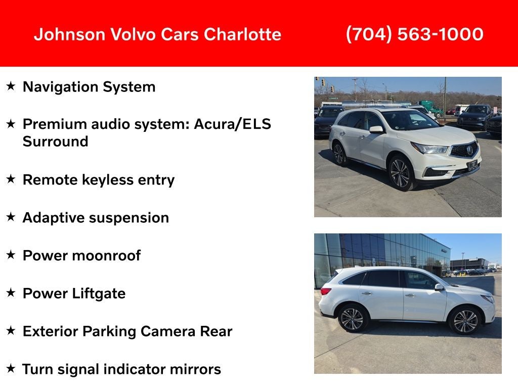 2019 Acura MDX 3.5L Technology Package