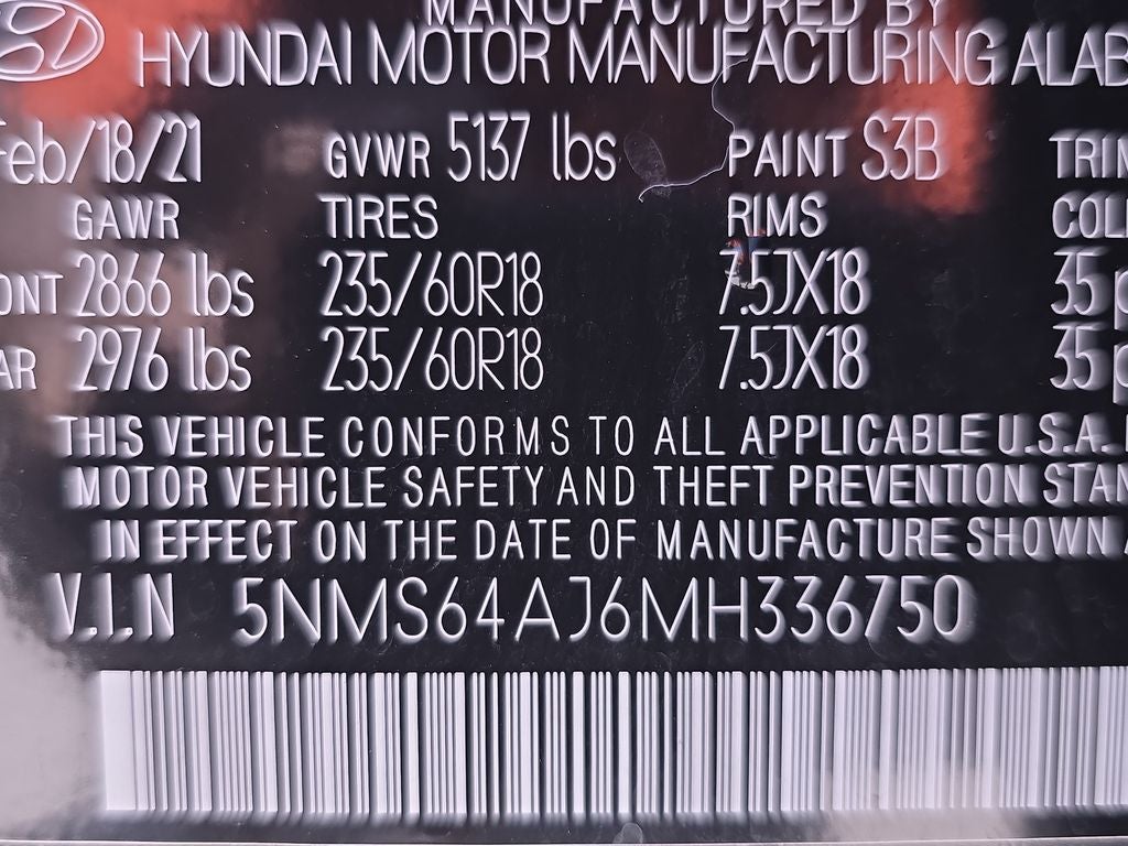 2021 Hyundai Santa Fe SEL