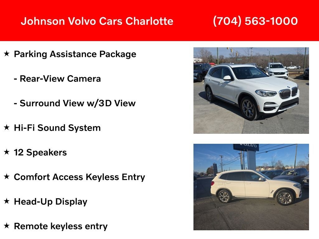 2021 BMW X3 sDrive30i