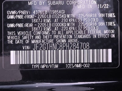 2023 Subaru Crosstrek Limited